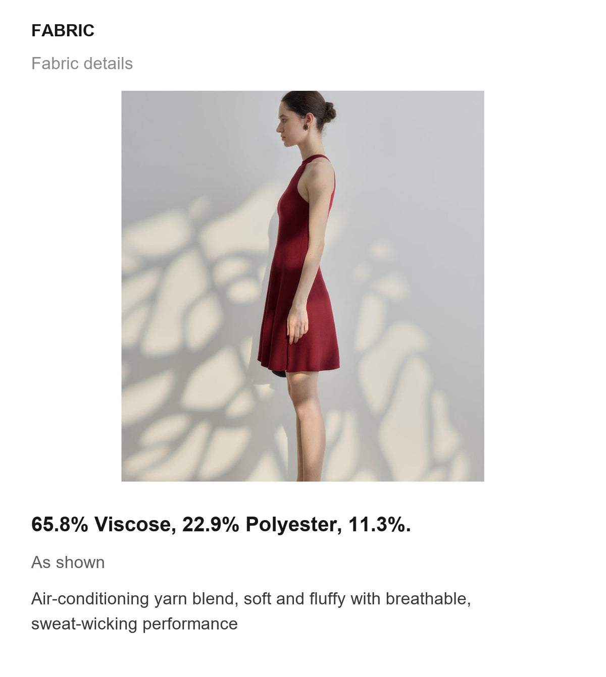 Fabric details