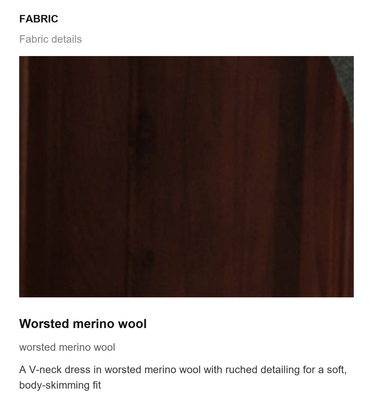 Fabric details