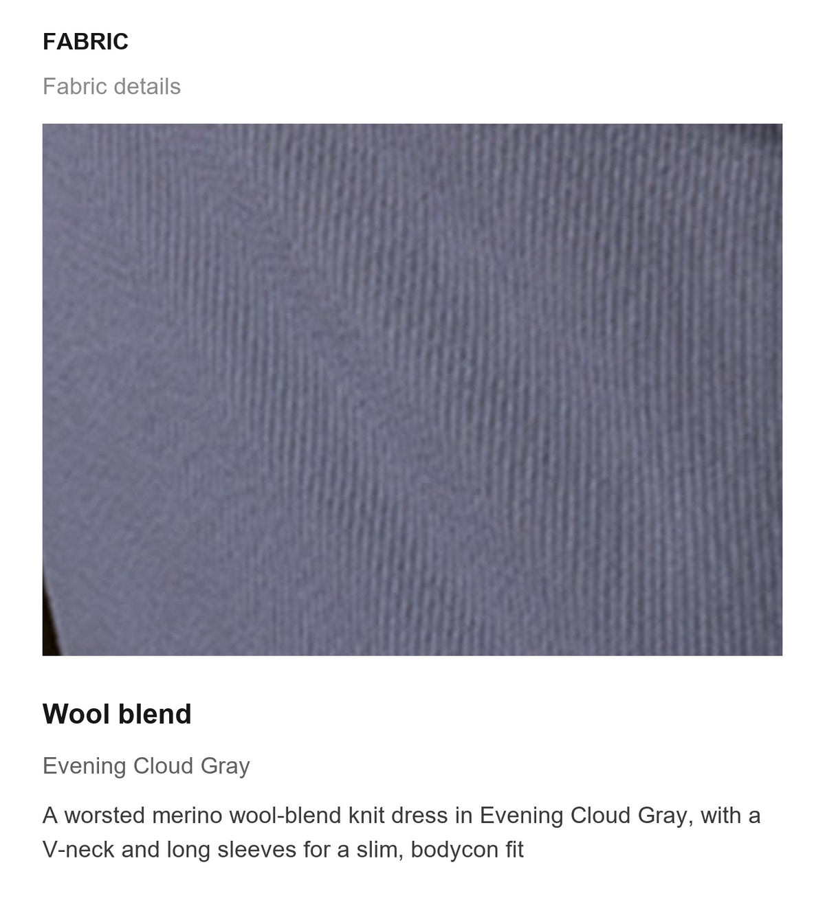 Fabric details