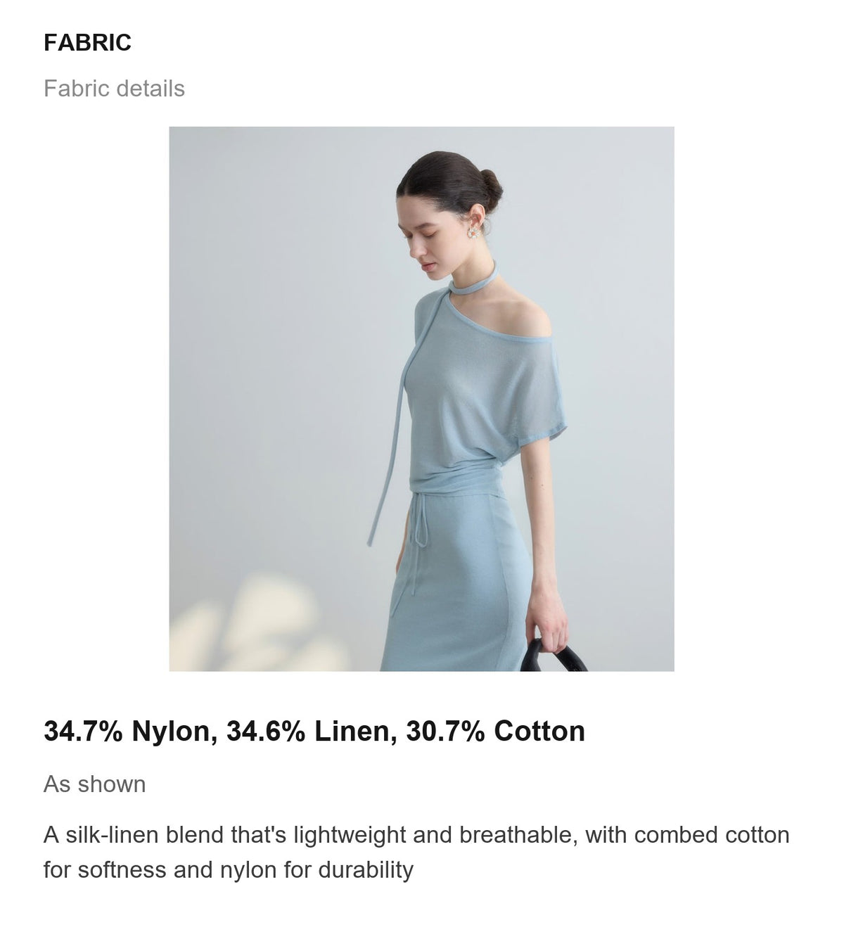 Fabric details