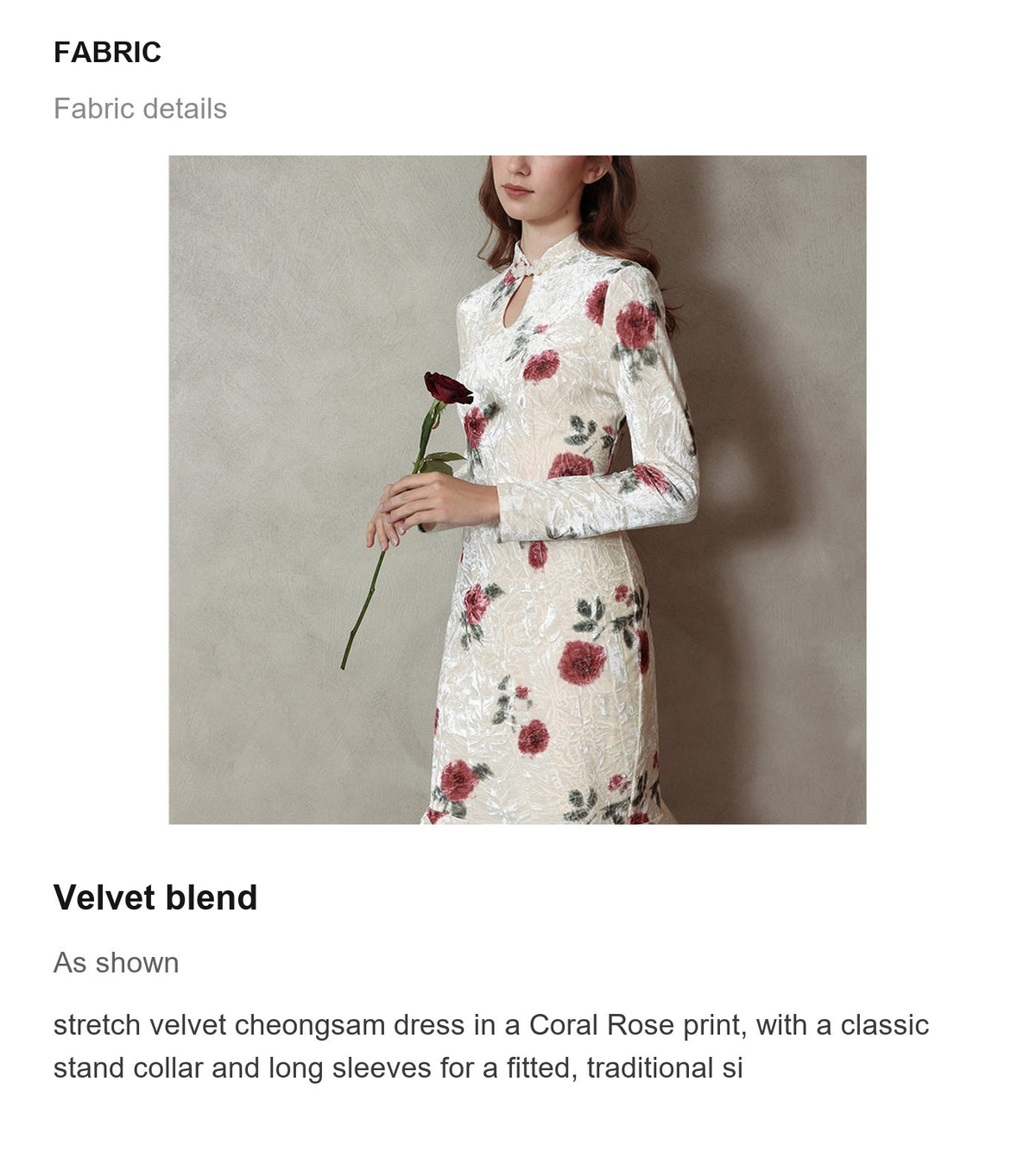 Fabric details