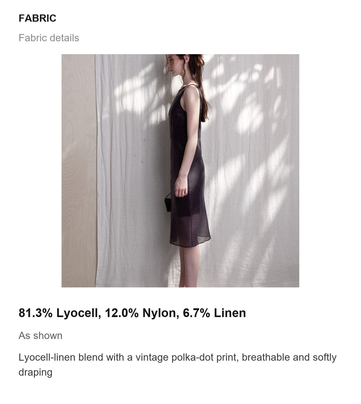 Fabric details