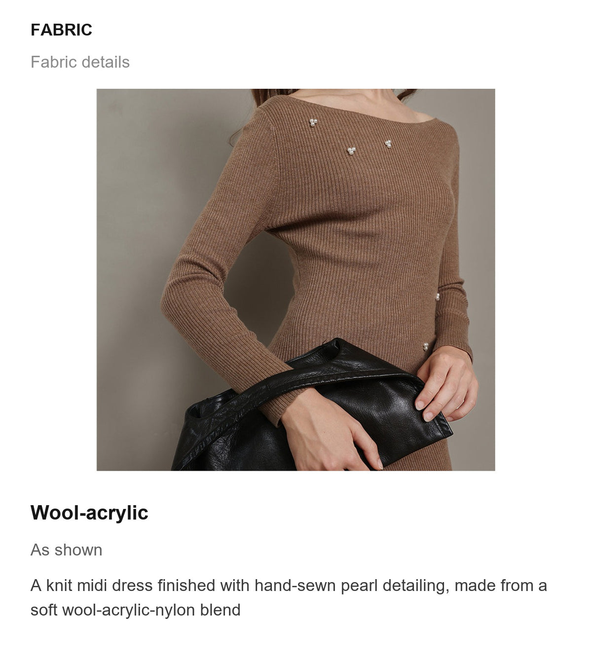 Fabric details