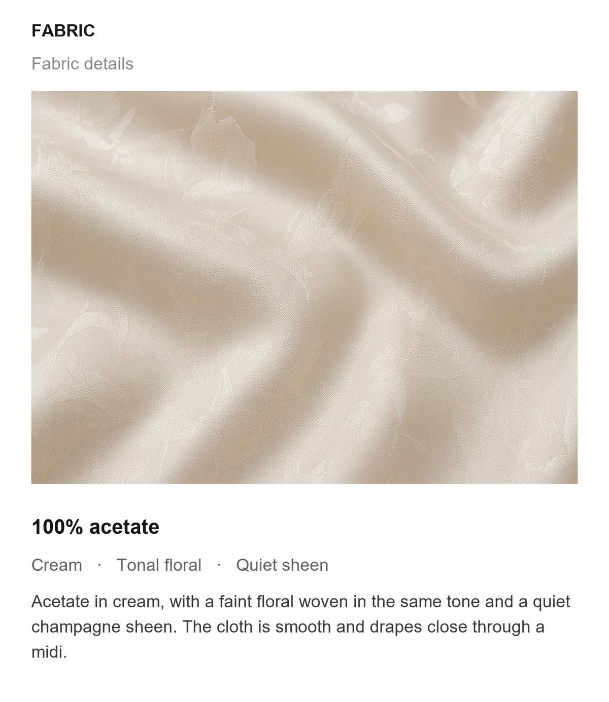 Fabric details