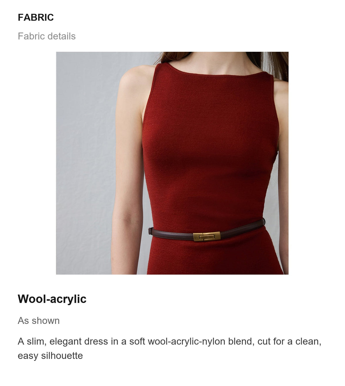 Fabric details