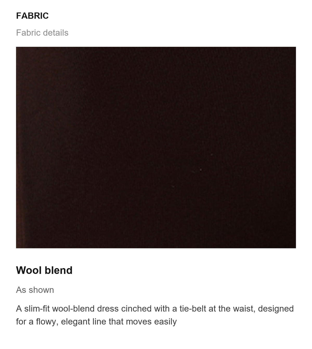 Fabric details
