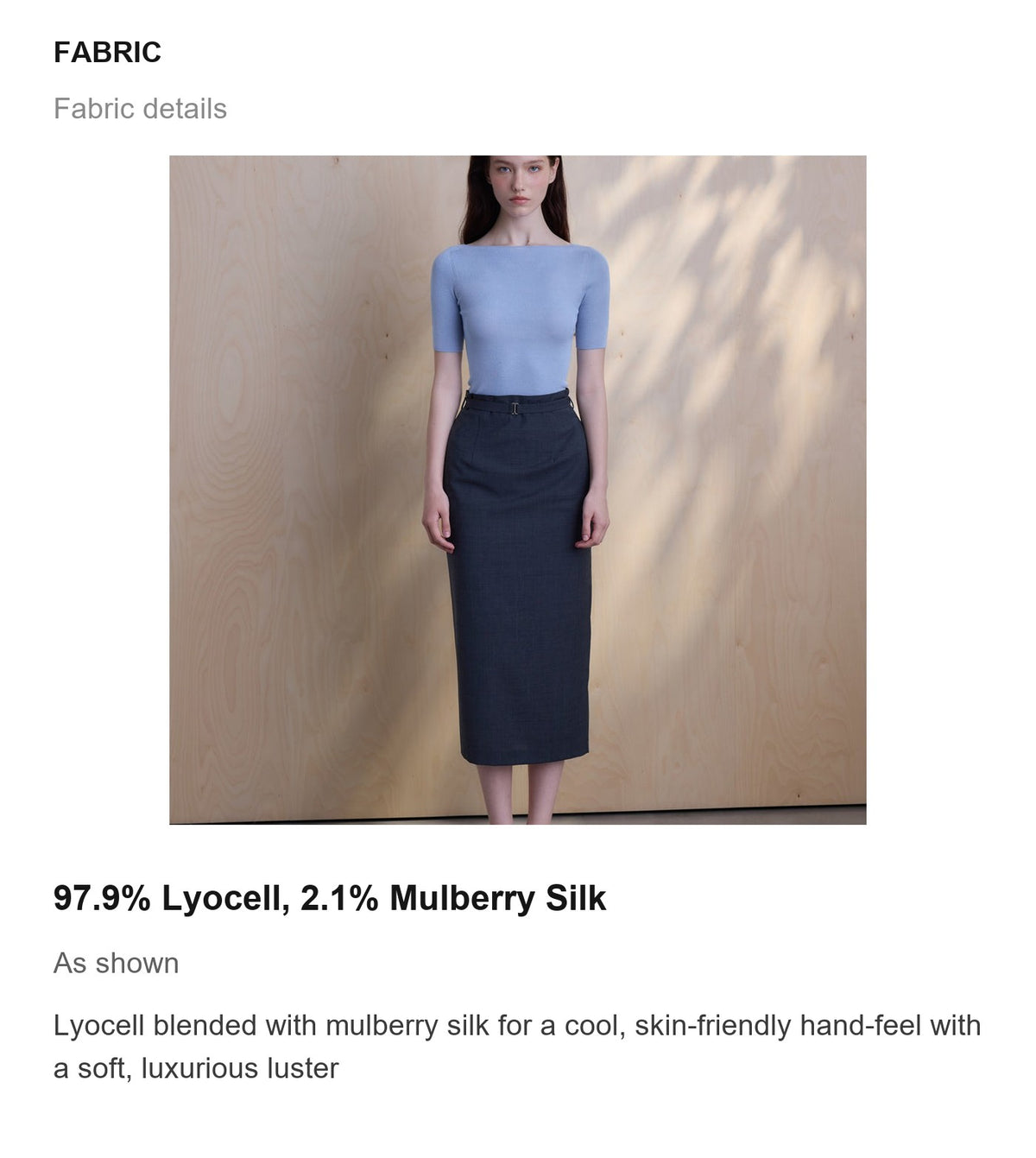 Fabric details