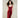 The Rhythm Red Square-Neck Twist Knit Midi Dress — product photo 1